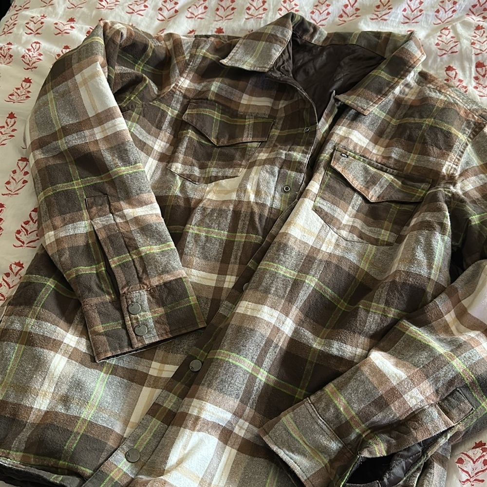 Rip Curl Quilted flannel Brown Jacket